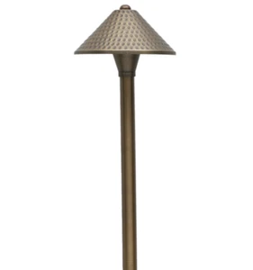 LED Low Voltage Solid Brass Path Light - Architectural Landscape Lighting  - Picture 1 of 10