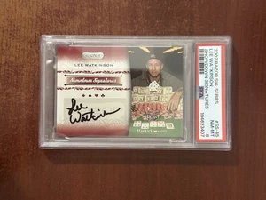 2007 Razor Signature Series Showdown AUTO Lee Watkinson #SS45 PSA 8 - Picture 1 of 3