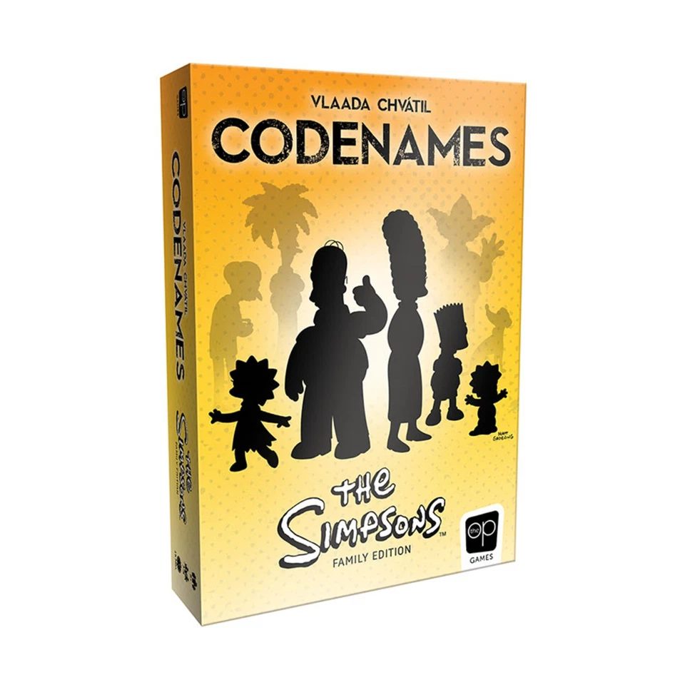 USAOpoly Codenames Codenames - The Simpsons Box EX/NM - Image 1 of 2