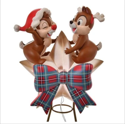 Disney Chip n Dale Tree Topper Light Up Disney Store Christmas Decor - Image 1 of 4