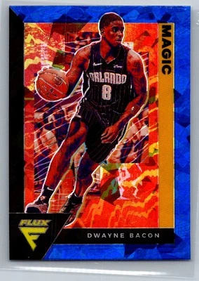 2020-21 Panini Flux #130 Dwayne Bacon Blue Cracked Ice - Image 1 of 2