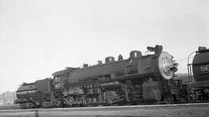 Negativo Southern Pacific SP Railroad 3672 2-10-2 Tracy CA 2652 - Imagen 1 de 1