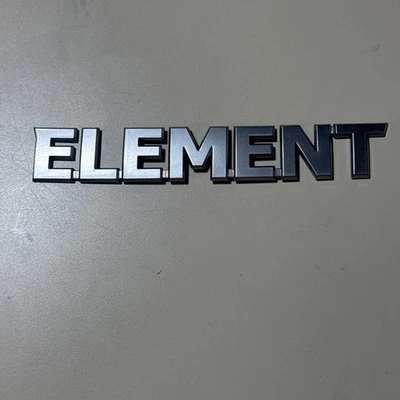 Honda Element Silver 2003-2008 portón trasero escotilla emblema OEM2 Foto 1 de 4