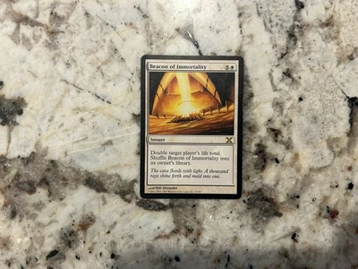 Mtg Beacon Of Immortality - Magic the Gathering Beacon Of Immortality Played - Image 1 of 2