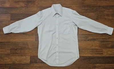 OSCAR DELA RENTA mens long sleeve dress shirt SIZE 15.5x32 LIGHT BLUE LM18 - Image 1 of 4