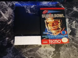 Tecmo Super Bowl Nintendo NES Box Only W/ Foam Great Condition - Picture 1 of 8