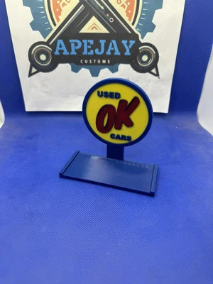 Ok Used Car Sales stand, sign , display - Image 1 of 4