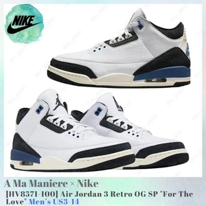 A Ma Maniere × Nike Air Jordan 3 Retro OG SP HV8571-100 Men's US3-14 NEW - Picture 1 of 6