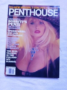 Penthouse Magazine June 1994 Taylor Cover Girl Centerfold Pet of Month Bobbitt - Picture 1 of 1