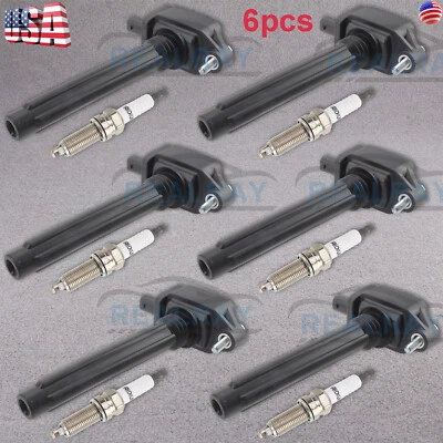 Bobina de encendido y bujía UF648 para Ram ProMaster 1500 2500 3500 3,6 L 2014-2017 Foto 1 de 4