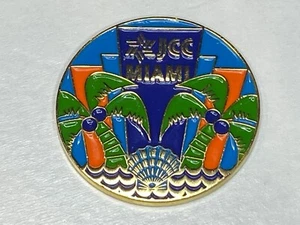 JCC Maccabi Spiele jüdische Jugendmannschaft Sport Pin Art Deco Miami Palmenschale - Bild 1 von 2
