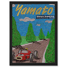 Yamato Grand Prix Japan 2003 Road Course Motor Sport Racing Framed Art Print A4