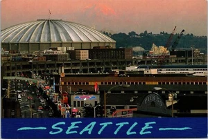 Seattle Washington Panorama CT-4160A  Postcard Unposted - Picture 1 of 2