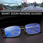 German Smart Zoom Reading Glasses Multifocal Reading Glasses Anti Blue Light New