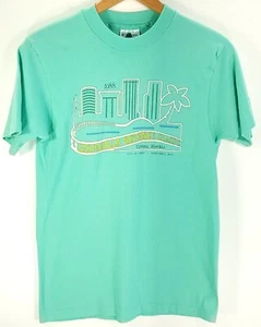 Vtg Gasparilla Distance Classic Tampa Graphic T-Shirt Men's Med Runner 80s Hanes - Picture 1 of 11