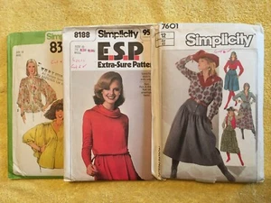 Simplicity Patterns (W) ~ CUT PATTERNS ~ All are Size 12 * ~ * ~ * Listing 4717 - Picture 1 of 99