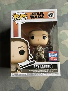 Funko Pop! Star Wars Rey Jakku Virtual Funkon 2021 Official Con Sticker #451 - Bild 1 von 7