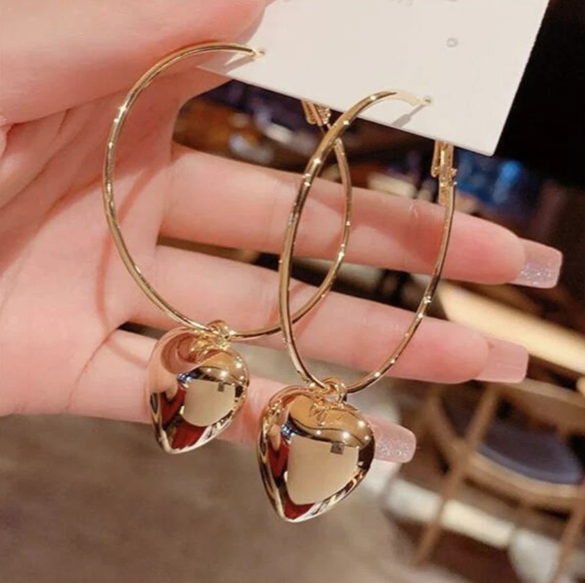 Aretes Argollas en Oro 10K Pendientes Joyería Fina de Moda Regalos Para Mujer Z4 Foto 1 de 4