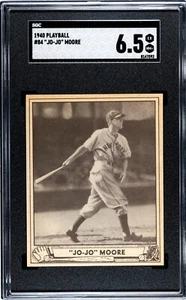 SGC 6.5 - 1940 Play Ball # 84 Jo-Jo Moore New York Giants - Picture 1 of 3