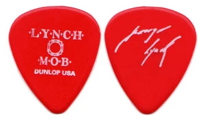 LYNCH MOB Guitar Pick : George Dokken Red 2003 Revolution Tour - Picture 1 of 1
