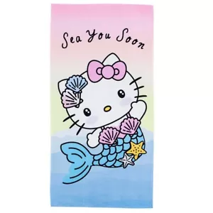 Toalla de playa sirena Hello Kitty - Imagen 1 de 3