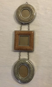 Pier 1~3 Stufen Bilderrahmen zum Aufhängen Opulenz Emaille silberfarben Metall neutral - Bild 1 von 6