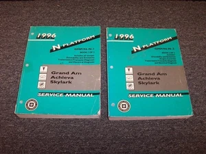 1996 Pontiac Grand AM Buick Skylark Shop Service Repair Manual GT GS SE - Picture 1 of 1