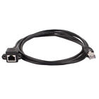 Cable de red adaptador Ethernet LAN 2M 6.6Ft RJ45 Macho a hembra M/F CAT5E
