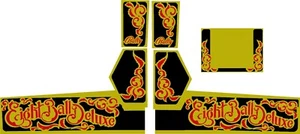 Juego de calcomanías de gabinete de máquina de pinball Bally Eight Ball Deluxe LE - Imagen 1 de 1
