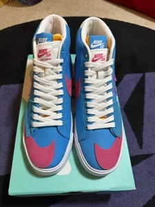 NIKE SB ZOOM BLAZER MID EDGE SKATE NEW RARE DS AUTHENTIC US 9.5 CI3833 400 - Picture 1 of 8