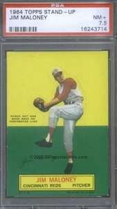 1964 Topps Stand Up  Jim Maloney PSA 7.5 (3714) - Picture 1 of 1