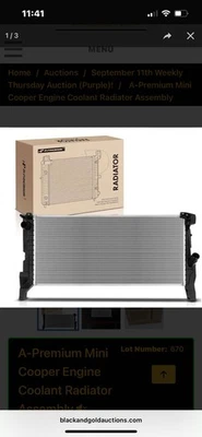 Radiador de aluminio para Mini Cooper/Cooper 07-2015 Foto 1 de 3