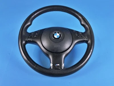 01-03 BMW E39 525I 530I 540I M-SPORT STEERING WHEEL COMPLETE OEM - Image 1 of 4