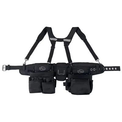 Journeyman'S Framers Work Tool Belt Tool Storage Suspension Rig with Suspenders - Image 1 of 4