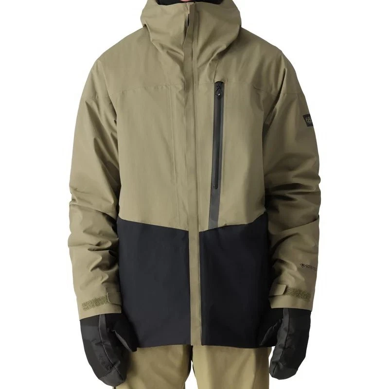 全新带标签男式 686 Gore Tex Down Thermagraph 滑雪板/滑雪夹克 - 中号 - Sage — 第 1/4 张图片