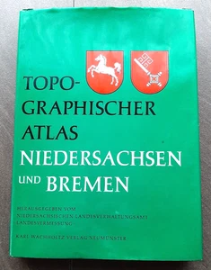 Topographischer Atlas Niedersachsen und Bremen von 1977 Hans Heinrich Seedorf - Bild 1 von 6