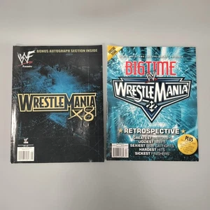 WWE WWF Wrestlemania x8 2002 & WrestleMania 22 2006 Wrestling Magazine Program - Picture 1 of 2