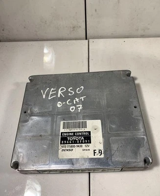 Toyota Corolla Verso E121 Motorsteuergerat/-modul 896610F091 - Image 1 of 4
