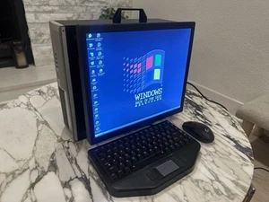 Mobile Windows XP / 7 Dual Boot Retro Gaming PC Nvidia 750 X-fi W/ Monitor - Picture 1 of 19