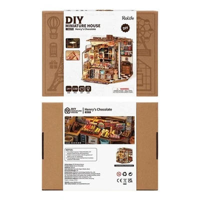 Click for 20% off Rolife Miniature Henry's Chocolate DIY Dollhouse DG174 Robotim - Image 1 of 4