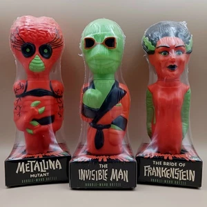 Universal Monsters Varianten Super7 Soapies 10" Flasche Figuren Lot, neu versiegelt - Bild 1 von 3