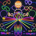 Play22 Glow Sticks Bulk 500 Pack - 200 Glowsticks And 300 Accessories - 8? Ultra