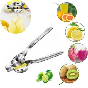 Lemon Squeezer Lime Juicer Clip Fruit Orange Citrus Manual Stainless Steel Tool - Picture 1 of 9
