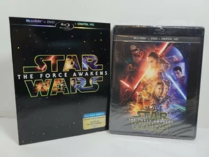 Star Wars: Episode VII: Force Awakens (Blu-ray+DVD, 2015, SLIPCOVER) NEW, SEALED - Imagen 1 de 5