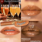 Prosecco LipSense SeneGence peach shade with pink & gold glitter lipstick. New