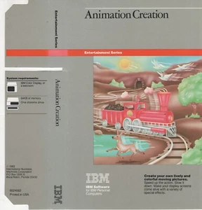 ITHistory (1983) IBM PC Software Cover "ANIMATION CREATION" OF MIT - Picture 1 of 1