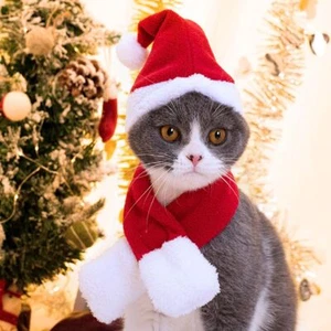 Cat Pet Clothing Pet Costume Christmas Clothes Pet Cosplay Costume Pet Clothes - Picture 1 of 17