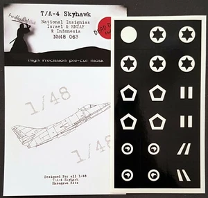 T/A-4 Skyhawk Foreign National Insignias for 1/48 Hasegawa -DEAD Design NM48063 - Picture 1 of 2