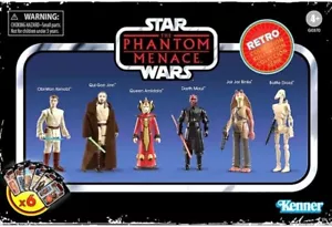 STAR WARS LA AMENAZA FANTASMA PACK DE 6 FIGURAS KENNER THE VINTAGE COLLECTION - Foto 1 di 3