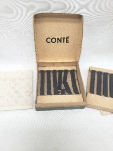 Boceto de dibujo de carbón artístico vintage CONTE CAERES NOIRS No.3, nuevo de stock  - Imagen 1 de 11